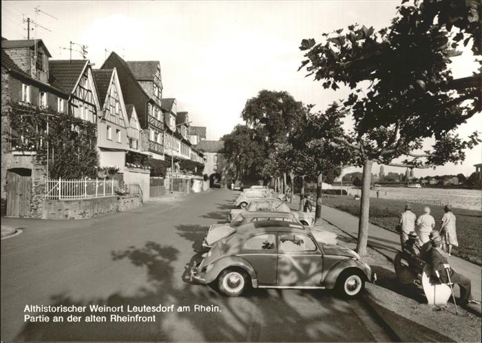 Leutesdorf Rhein Alte Rheinfront Althistorischer Weinort