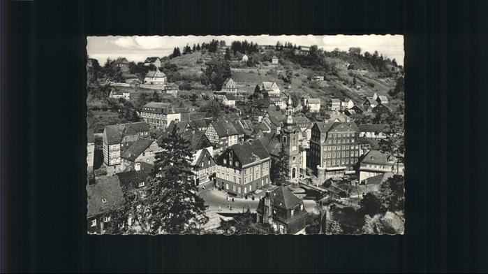 Monschau Montjoie NRW Teilansicht Monschau Kirche