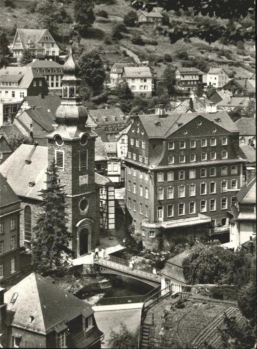 Monschau Montjoie NRW Kirche Rotes Haus