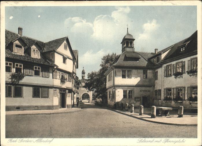 Bad Sooden-Allendorf Salzamt mit Pfennigstube Soodener Tor