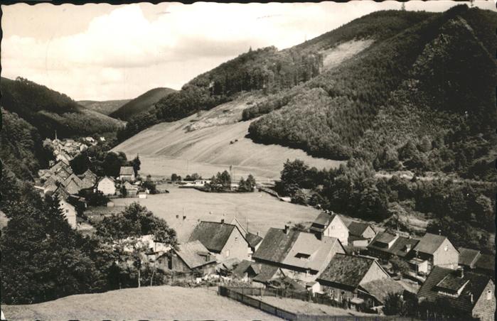 Sieber Herzberg am Harz Osterode Niedersachsen Teilansicht Sieber