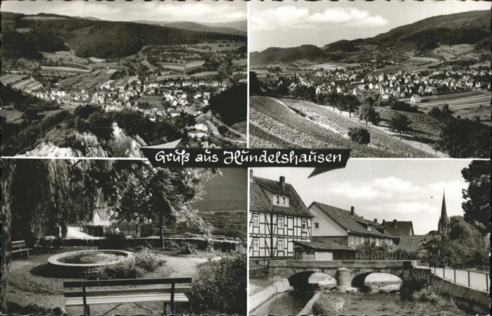 Hundelshausen Witzenhausen Teilansichten Hundelshausen Brunnen Gel