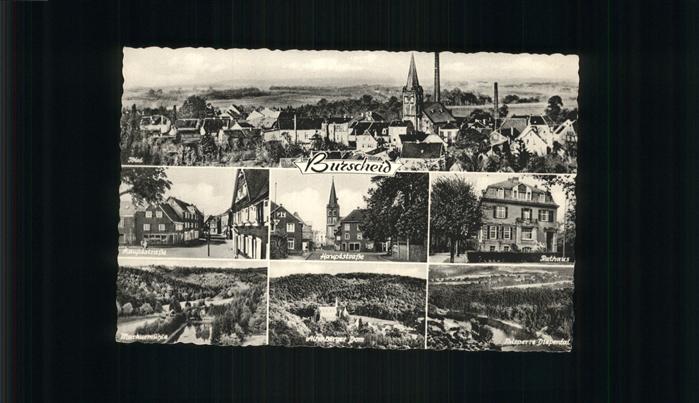 Burscheid Teilansicht Burscheid Kirche Hauptstras