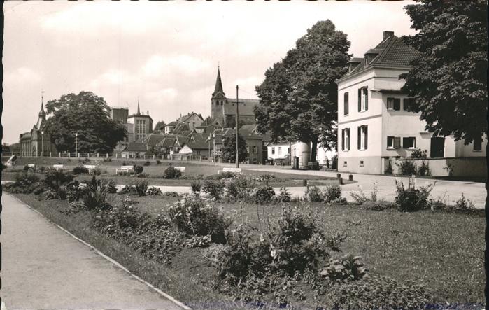 Kettwig Teilansicht Kettwig Uferpromenade Kirch