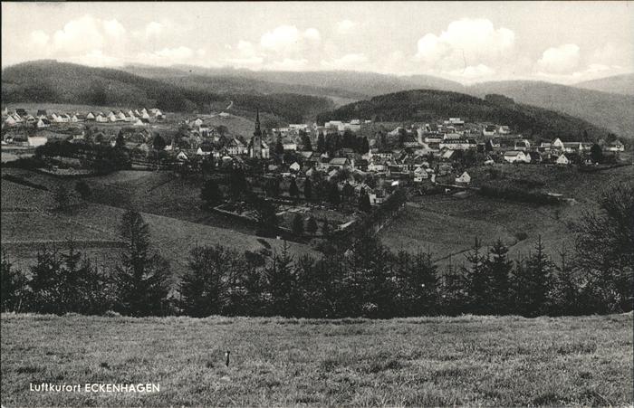 Eckenhagen Teilansicht Luftkurort Eckenhagen