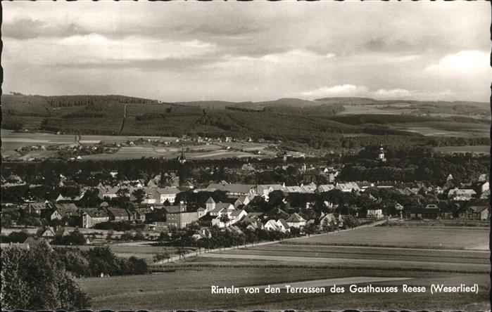 Rinteln Weser Niedersachsen Teilansicht Rinteln