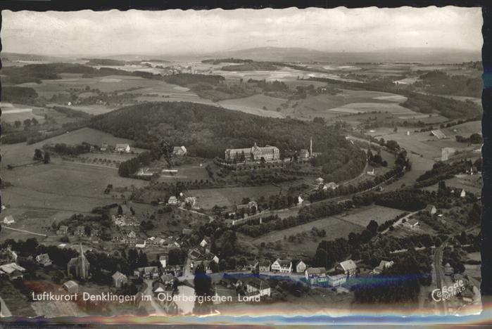 Denklingen Oberbergischer Kreis Luftaufnahme Denklingen Schloss