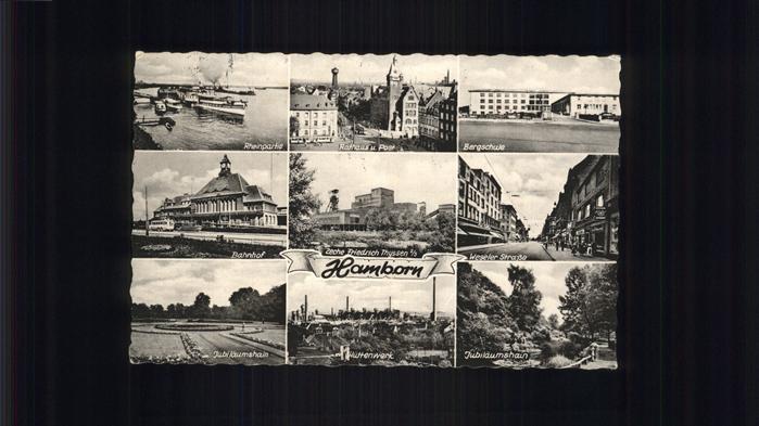 Hamborn Bahnhof Zeche Friedrich Thyssen Bergsch