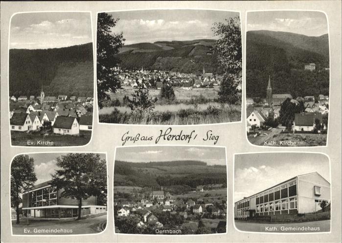 Herdorf Sieg Ev. Kath. Gemeindehaus Dermbach