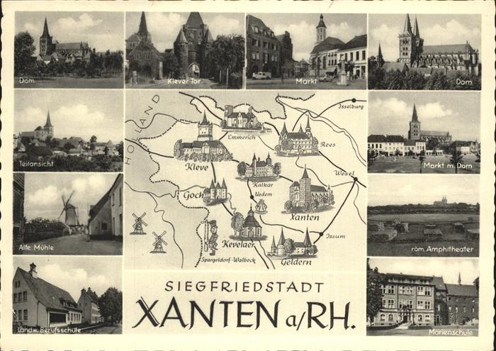 Xanten Land Berufsschule Markt Marienschule