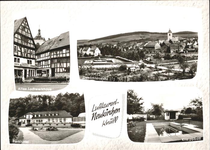 Neukirchen Knuellgebirge Altes Fachwerkhaus Kneippbad Parkhotel