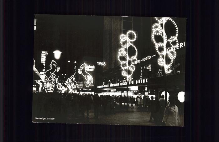 Essen Ruhr Kettwiger Strasse Lichtwochen