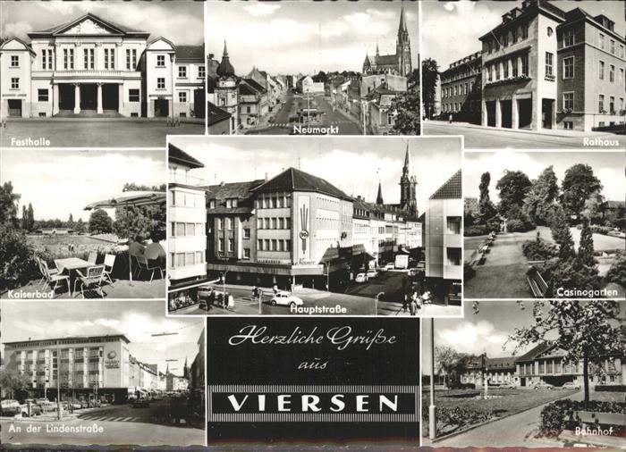Viersen Festhalle Lindenstrasse Hauptstrasse Ba