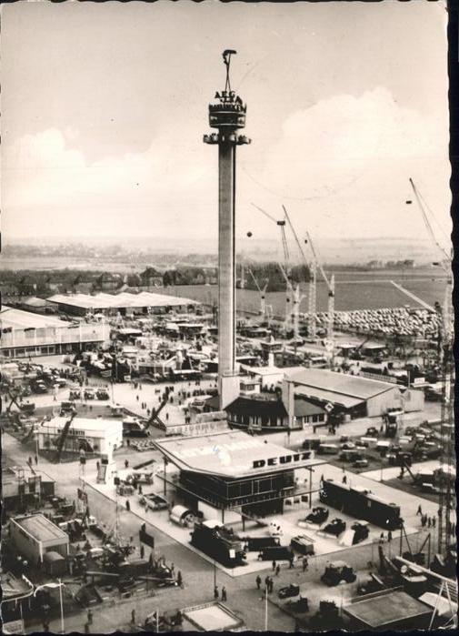 HANNOVER  CITY Hermes Turm Messe 1956