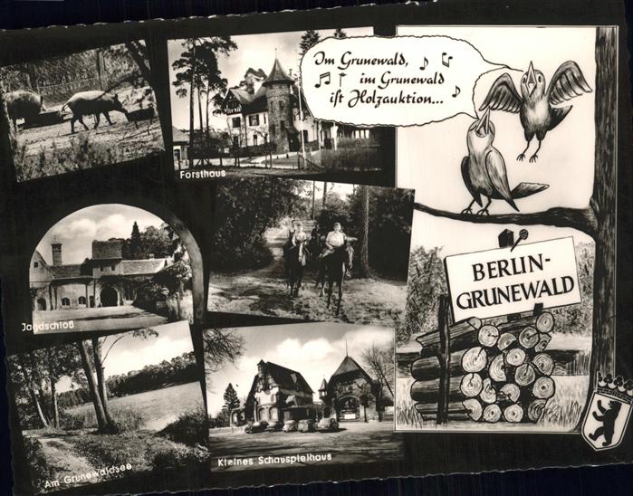 Grunewald Berlin Vögel Forsthaus Kleines Schauspielhaus