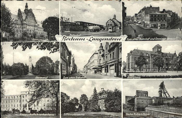 BOCHUM  CITY Amtshaus Bahnhof Ehrenmal