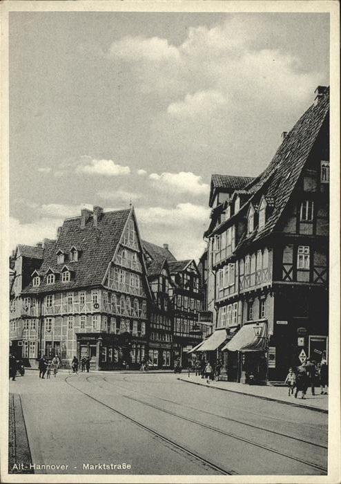 HANNOVER  CITY Alt-Hannover Marktstrasse