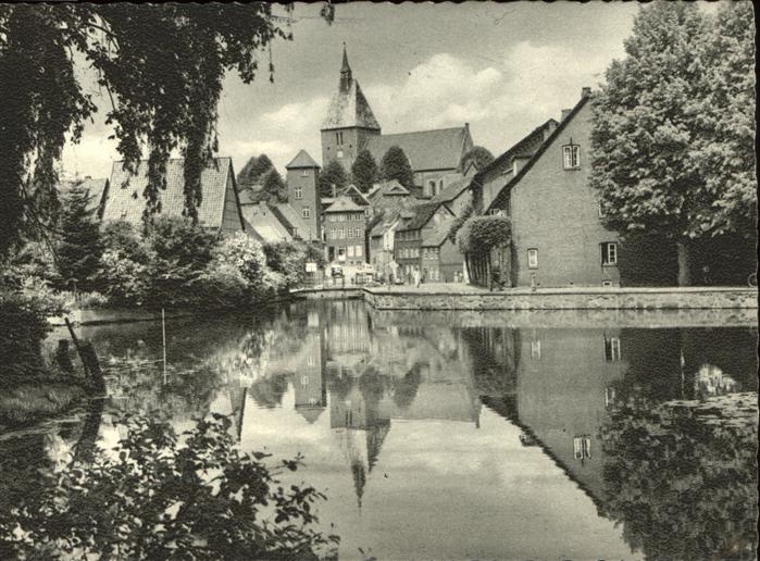 Moelln Mühlenteich mit Dom