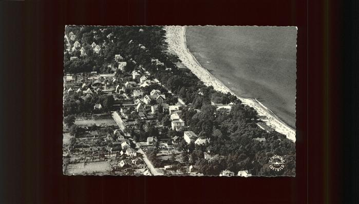 Timmendorfer Strand Fliegeraufnahme Strand