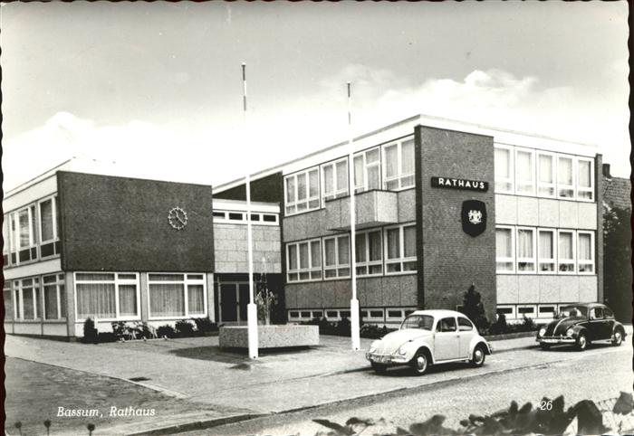 Bassum Diepholz Niedersachsen Rathaus Autos