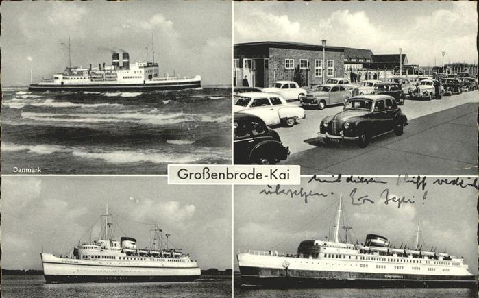 Grossenbrode Ostseebad Kai Fähren Schiffe Autos