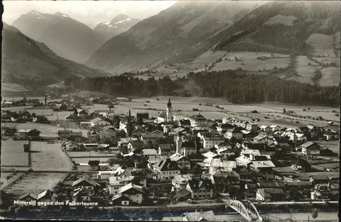Mittersill Oberpinzgau Panorama gegen den Felbertauern Salzach