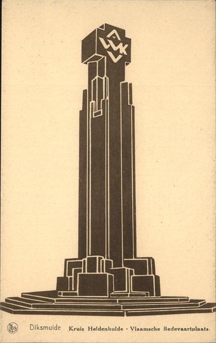 Diksmuide Flandre Kruis Heldenhulde Vlaamsche Bedevaartpl