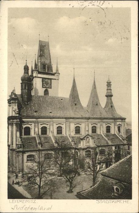 Leitmeritz Litomerice Nordboehmen Stadtkirche Sudetenland