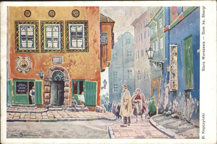 Warschau Masowien Stara Warszawa Dom ks. Skargi Künstlerk