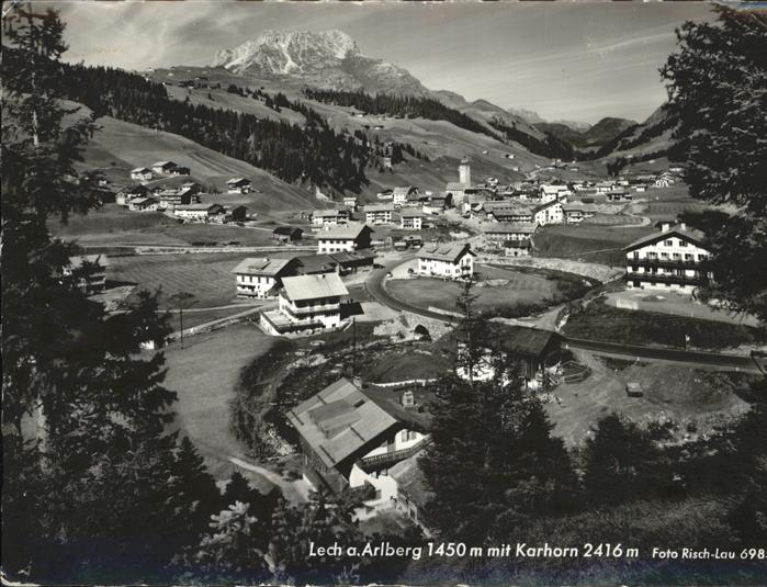 Lech Vorarlberg Panorama mit Karhorn