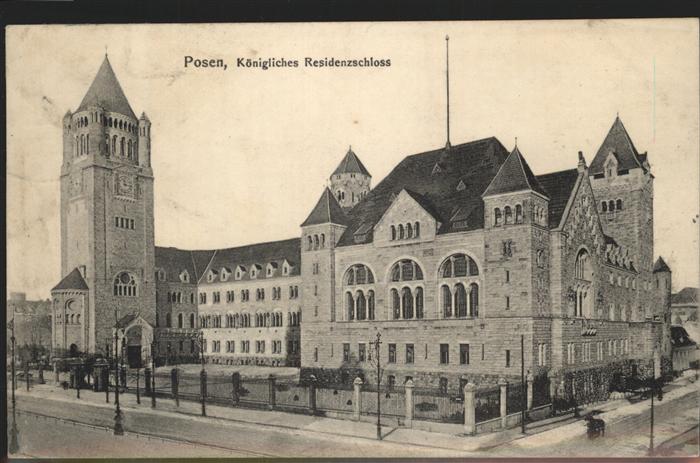 Posen Poznan Königliches Residenzschloss