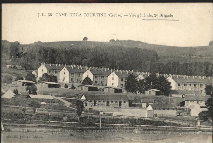 Creuse Somme Camp de la Courtine Vae generale 2e Bri