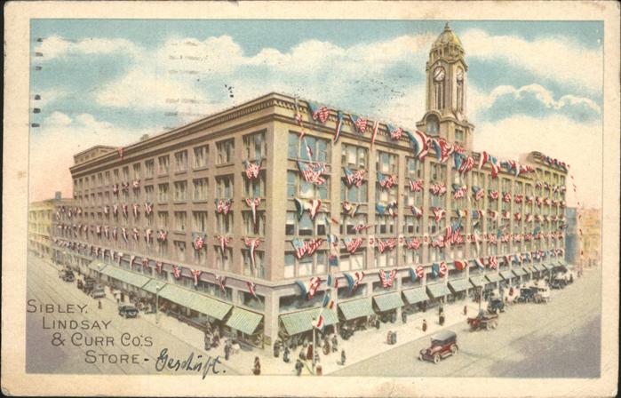 Rochester New York Sibley Lindsay and Curr Co.s Store Kuenstlerkarte