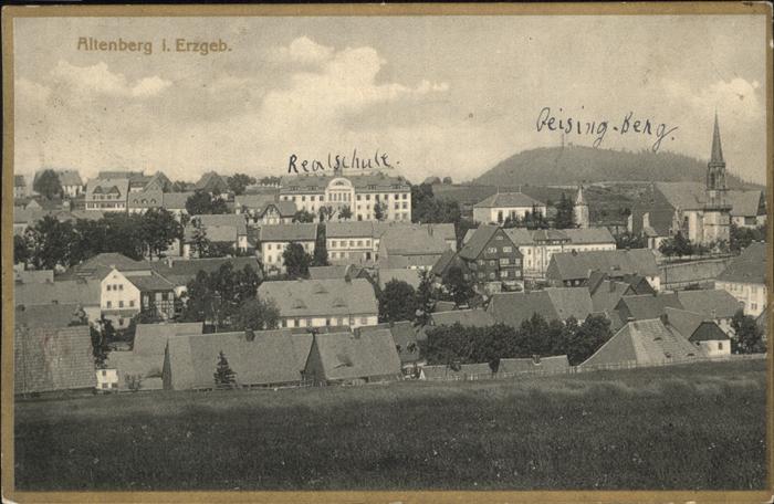 Altenberg Erzgebirge Teilansicht Realschule Reisingberg