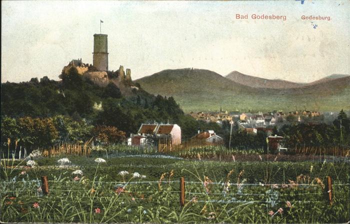 Bad Godesberg Godesburg und Blick auf Godesberg