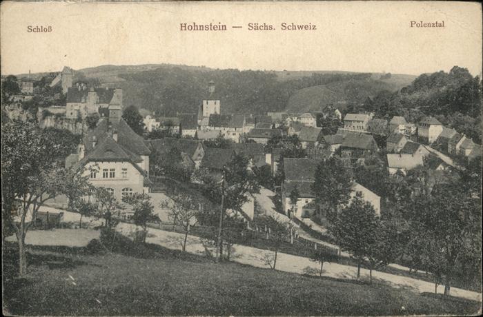 DRESDEN Elbe Schloss Hohnstein Polenztal