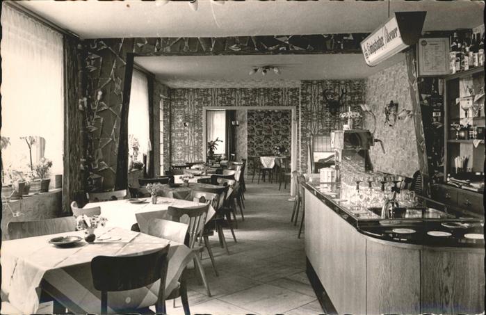 Hasselbach Westerwald Rasthof Pension Haus Sonneck Gastraum