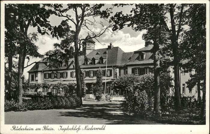 Ruedesheim Rhein Jagdschloß Niederwald