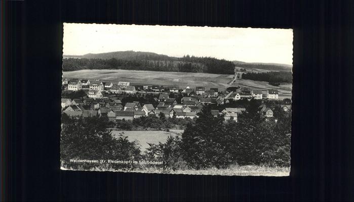 Weidenhausen Gladenbach Ortsansicht Weidenhausen im Salzbödetal