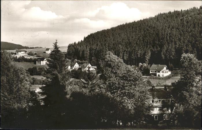 Willingen Sauerland Blick auf Willingen-Stryck