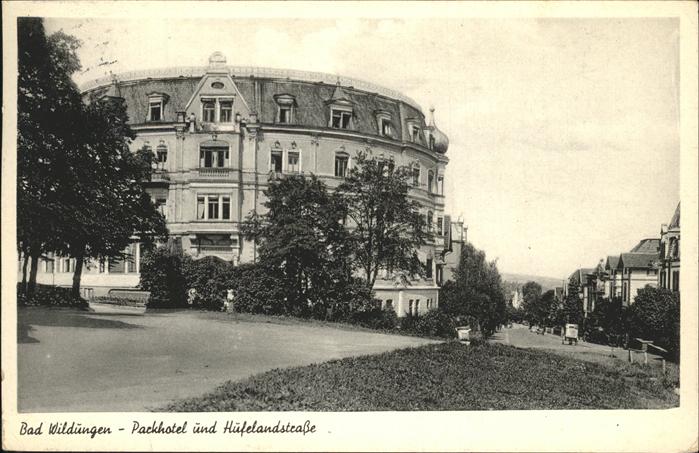 Bad Wildungen Parkhotel und Hufelandstrasse