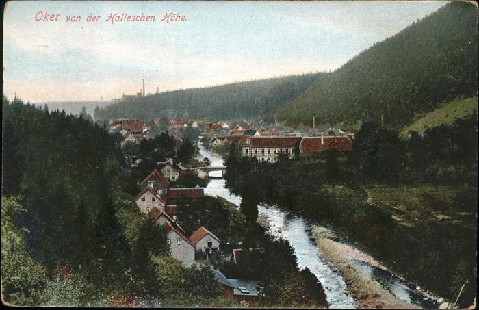 Oker Blick von der Halleschen Höhe