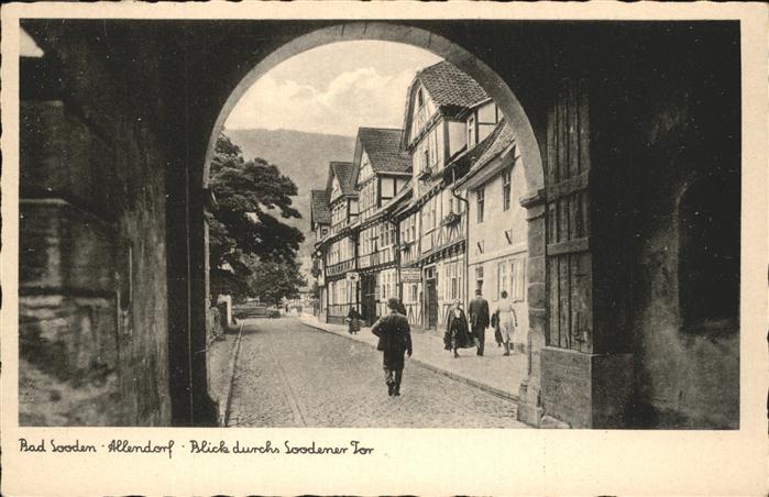 Bad Sooden-Allendorf Blick durchs Soodener Tor