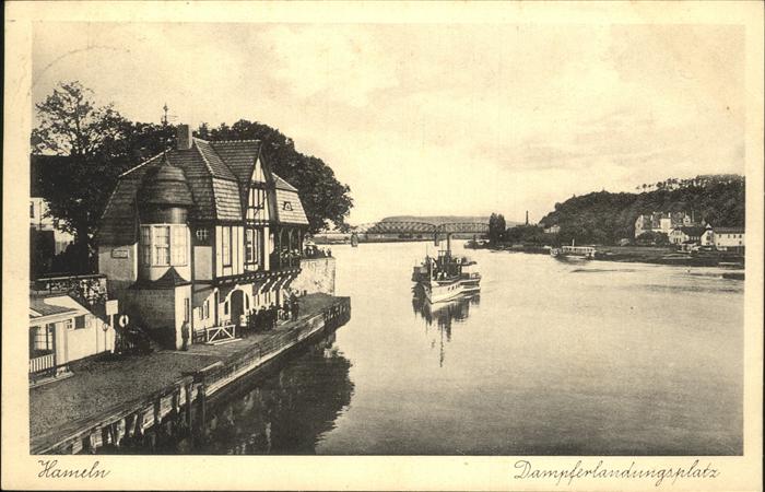 Hameln Weser Dampferlandungsplatz