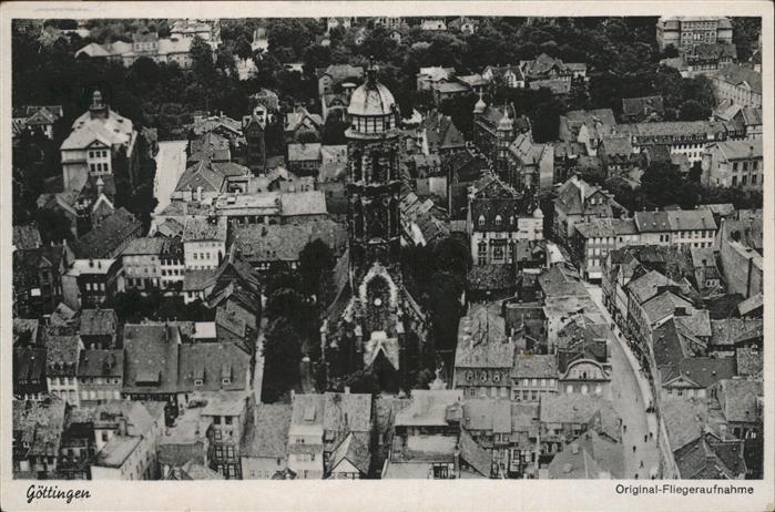 Goettingen Niedersachsen Original Fliegeraufnahme