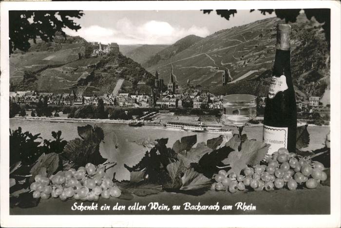 Bacharach Rhein Gesamtansicht