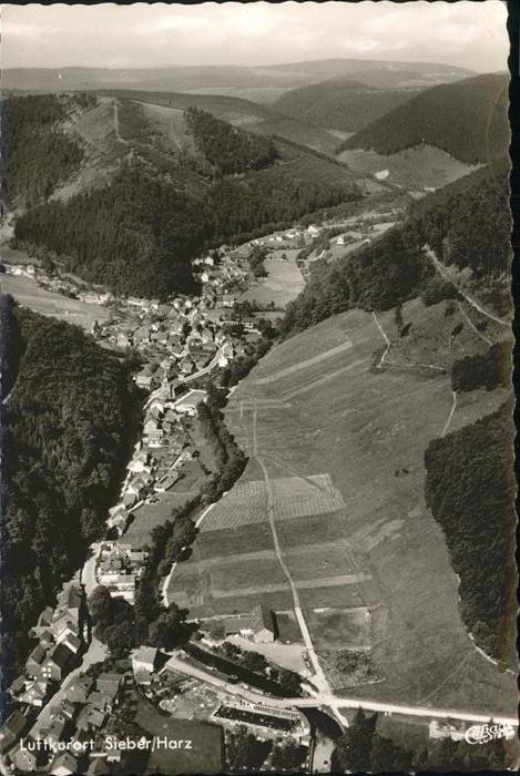 Sieber Herzberg am Harz Osterode Niedersachsen Luftbild Sieber