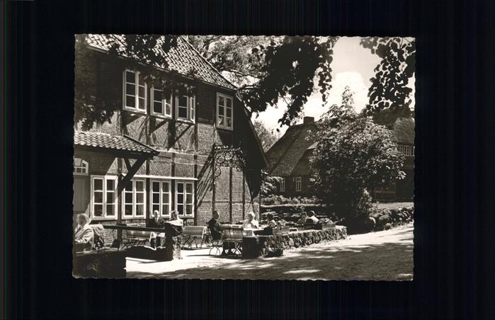 Wilsede Lueneburger Heide Gasthaus Heidemuseum