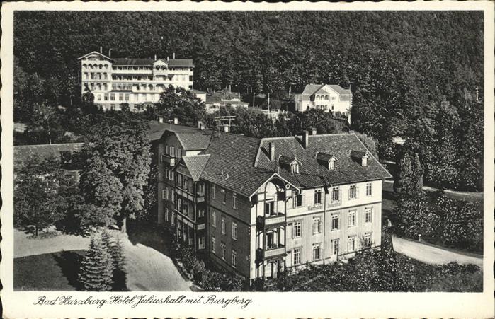 Bad Harzburg Hotel Juliushall mit Burgberg