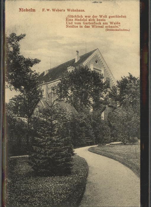 Nieheim F W Webers Wohnhaus